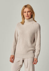 PULLOVER EVE - Stylisher Mock Neck Pullover