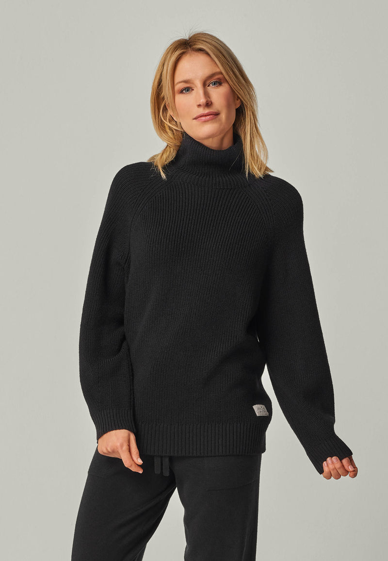 PULLOVER EVE - Stylisher Mock Neck Pullover