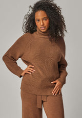 PULLOVER EVE - Stylisher Mock Neck Pullover