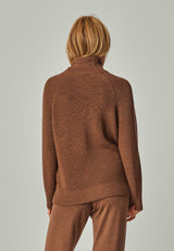 PULLOVER EVE - Stylisher Mock Neck Pullover