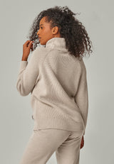 PULLOVER EVE - Stylisher Mock Neck Pullover