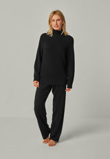 PULLOVER EVE - Stylisher Mock Neck Pullover