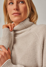 PULLOVER EVE - Stylisher Mock Neck Pullover