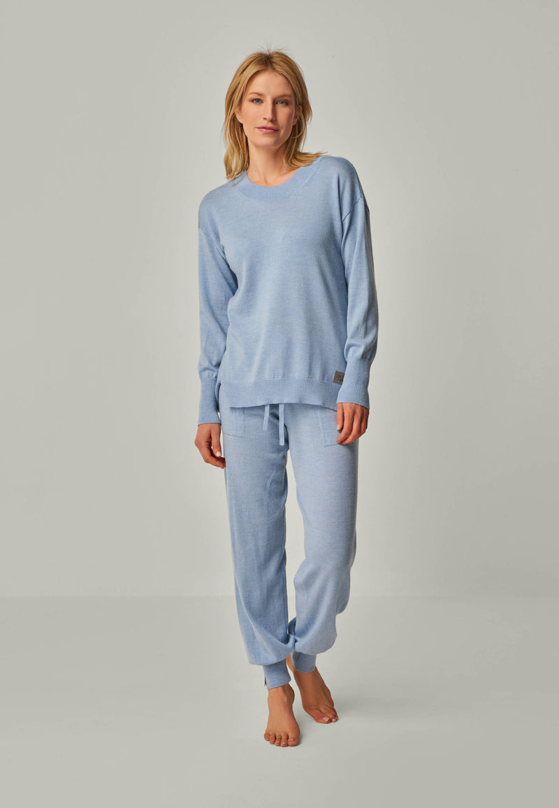 PULLOVER BELLA - Feinstrick Rundhals Pullover