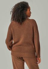 PULLOVER EVE - Stylisher Mock Neck Pullover