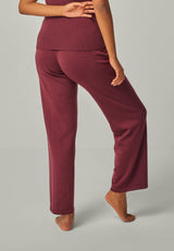 PANTS ELISA - Elegant knitted trousers with piping