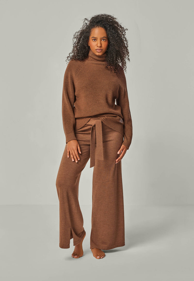 PULLOVER EVE - Stylisher Mock Neck Pullover