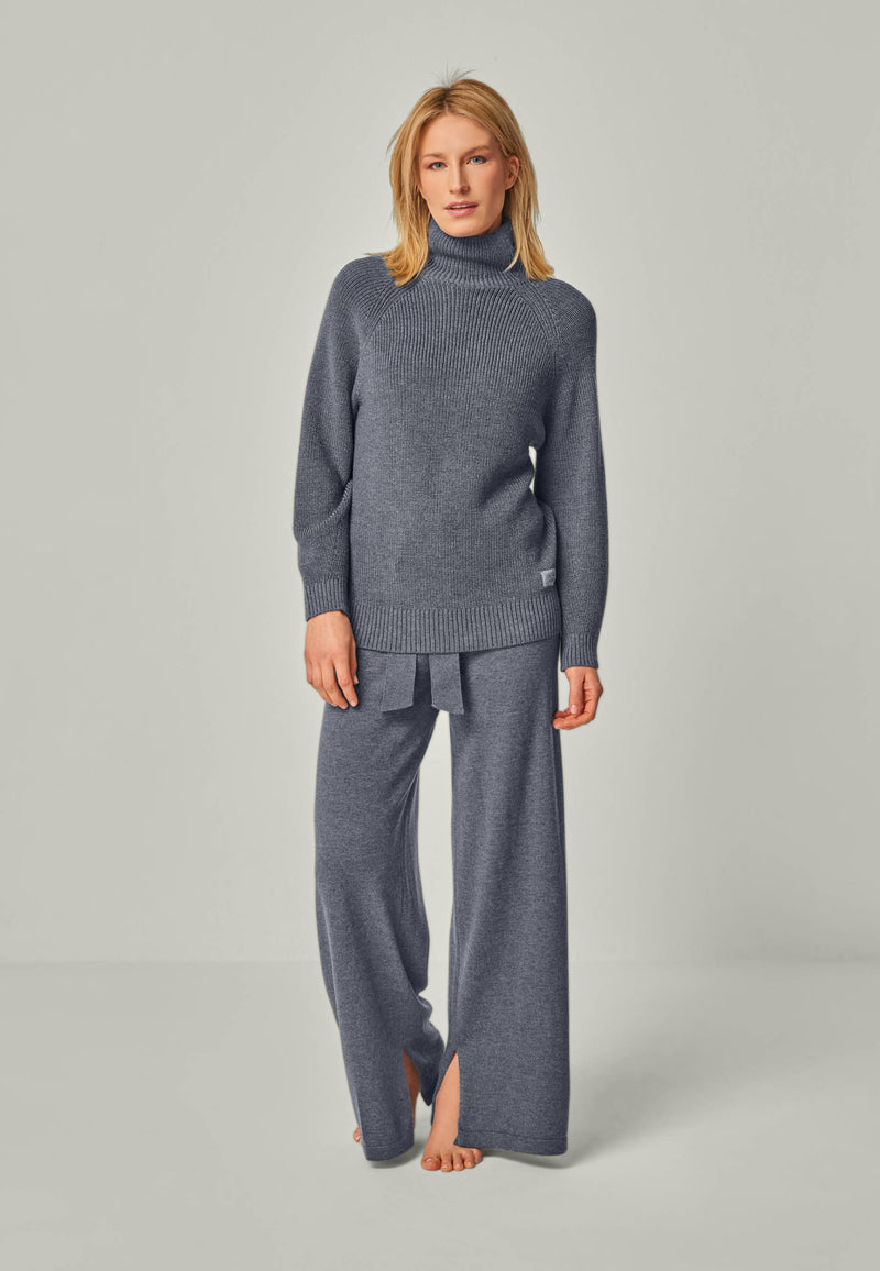 PULLOVER EVE - Stylisher Mock Neck Pullover