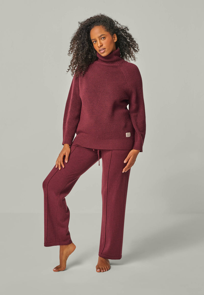 PULLOVER EVE - Stylisher Mock Neck Pullover