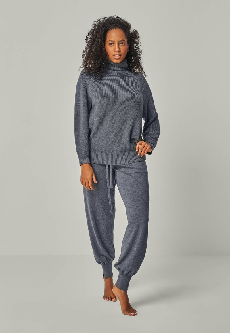 PULLOVER EVE - Stylisher Mock Neck Pullover