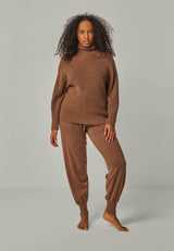 PULLOVER EVE - Stylisher Mock Neck Pullover