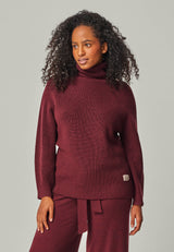 PULLOVER EVE - Stylisher Mock Neck Pullover