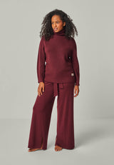 PULLOVER EVE - Stylisher Mock Neck Pullover