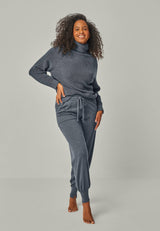 PULLOVER EVE - Stylisher Mock Neck Pullover