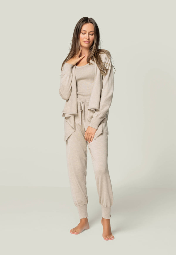 LOUNGEWEAR SET  - Cardigan Bella & Top Blossom & Pants Bella